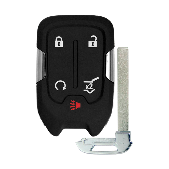 Metallo PREMIUM For  Chevrolet-GMC SUV's  2015-2020  5-Button HYQ1EA  w/Hatch & Rmt Start    Smart Keys Shells   (T)