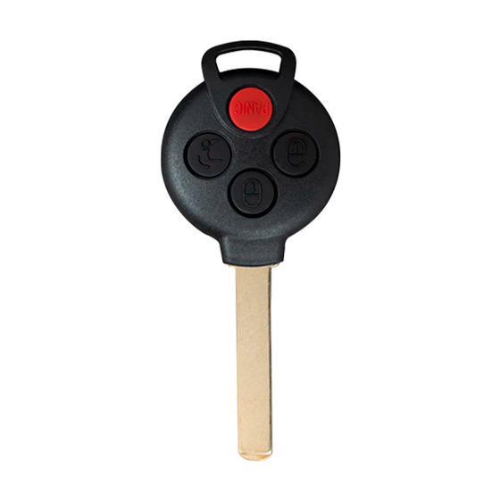 For Smart two 2008-2015   4-Button  KR55WK45144 Remote head key Shells