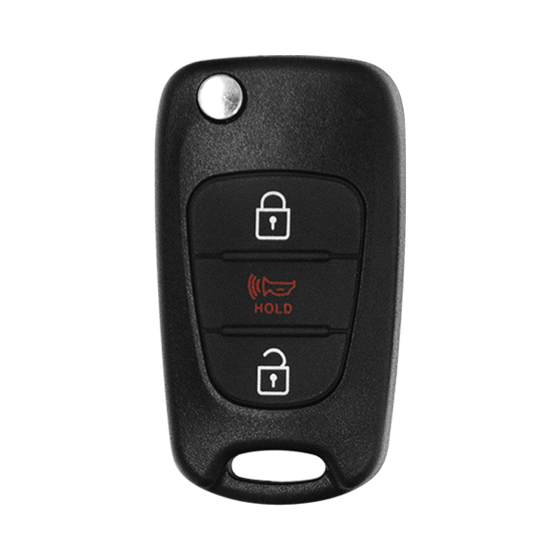 For KIA Soul 2010-2013 3-Button  NYOSEKSAM11ATX AM/FL (PN:95430-2K340)  HY15 Blade  315Mhz Remote Flip key  (E )