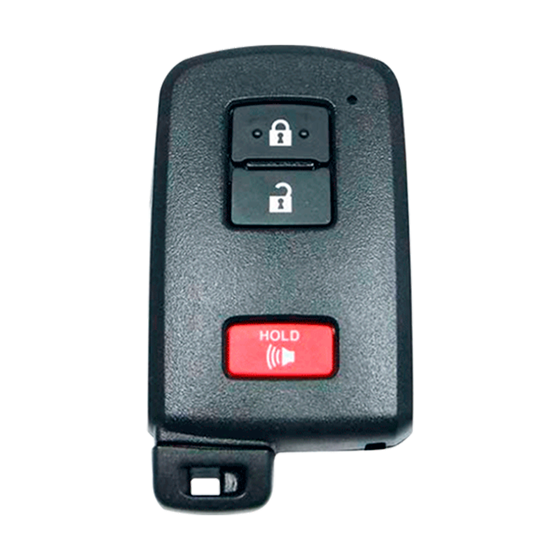 For Toyota Prius C- RAV-4 2012-2019 3-Button  HYQ14FBA (PN:89904-52290)  G-Board 0020   315Mhz Smart Key