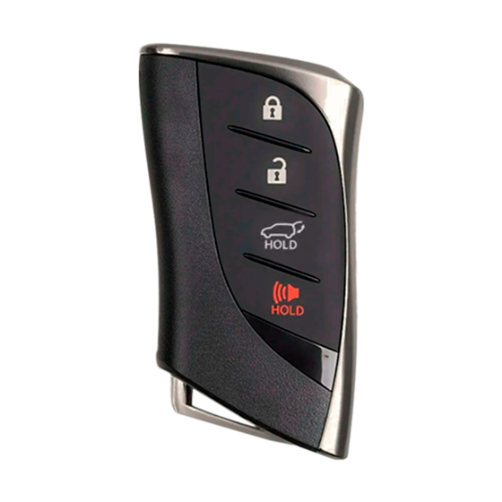 For Lexus UX200-UX250H 2020-2022 4-Button HYQ14FBZ (PN:8990H-76610)  w/Hatch LXP90 Blade Texas ID H-8A 315Mhz Smart Key  (E )