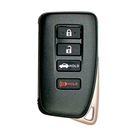 For Lexus IS300/ IS350/ RC300/RC350/RCF  2020-2025  4-Button  HYQ14FLB (PN:89904-53E70)  w/Trunk  Smart Key
