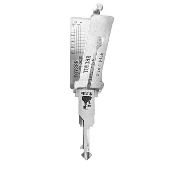 Original Lishi 2 in 1  8-Cut  for Toyota TOY38R/TR40/TR44/B72  Ignition (Key Reader)