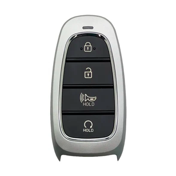 For Hyundai Santa Fe  2021-2023 4-Button TQ8-FOB-4F26 (PN:95440-S2500)  w/Rmt Start  47 Chip Hitag 3 433Mhz  Smart Key  (E)
